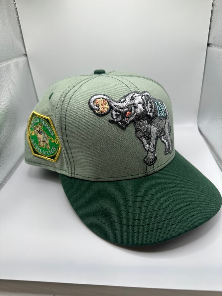 Oakland A’s “Silver Elephant” by Myfitteds 7 1/2 (in store release only)