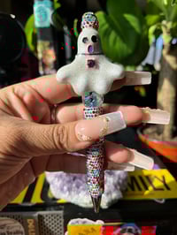 Image 4 of White ghost bling pen 