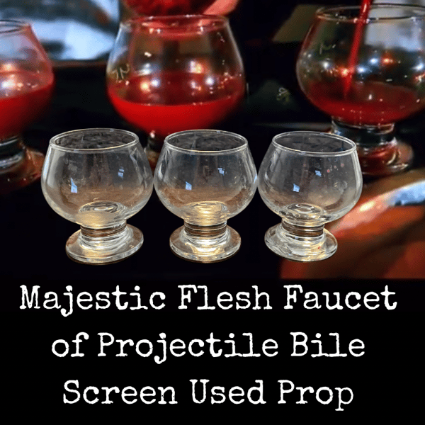 Image of Regan Fox Screen Used Prop - Communion Glass - EGN 4 -Majestic Flesh Faucet of Projectile Bile