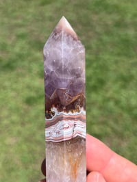 Image 8 of Large Lace Agate with Amethyst Generator #2555