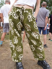 Image 3 of Ballon pant tapisserie verte