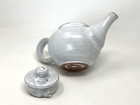 Image 6 of Small Tea Pot White Organic Glaze