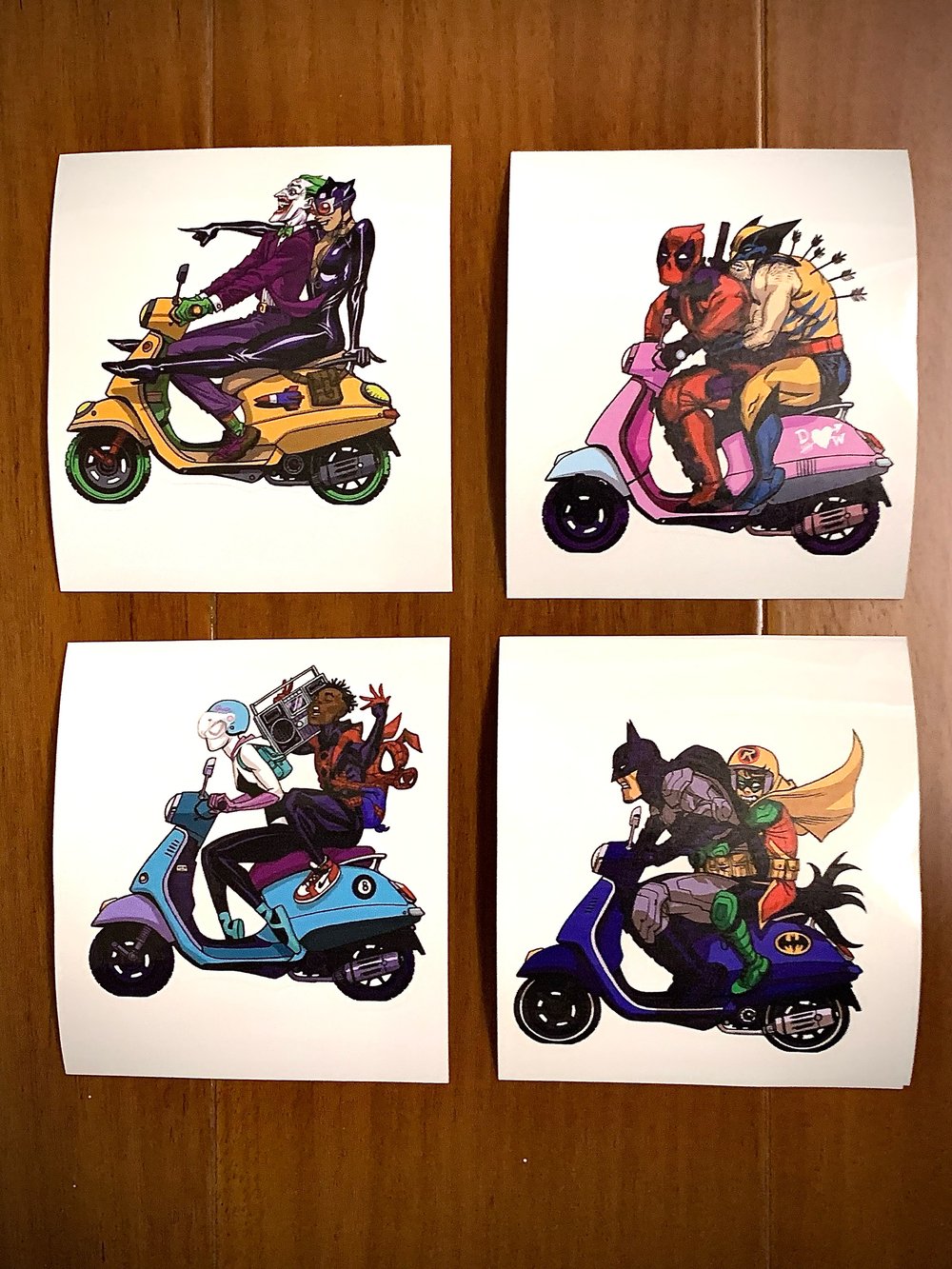 Image of SUPED-UP MOPED STICKERS