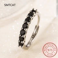 Image 4 of Full Moissanite Ring for Women S925 Sterling Silver with White Gold Plated Diamond Wedding Bridal Ba