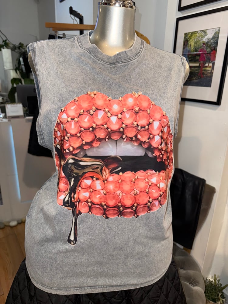 Image of Drip Gem Lip Tee