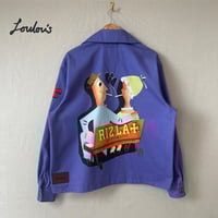 Image 1 of Lou Lou’s x Rizla ‘Zo Plakt’ Cuban Jacket (L)