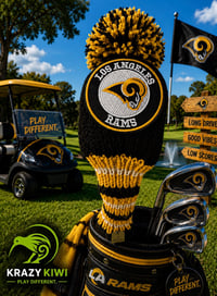 Image 1 of Los Angeles LA NFL Rams custom GOLF Club cover fan football gift