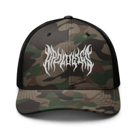 Image 3 of Camo Death Metal Trucker