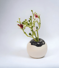 Image 1 of Mini Black and White Vase
