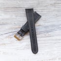 20mm Saddle Calf in 40’s Style - Charcoal