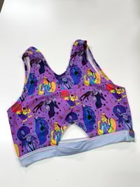Large Yzma & Kronk Peek-a-boob Bralette- READY TO SHIP