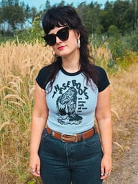 Image 3 of 'THESE BOOTS' Cropped Raglan Tee
