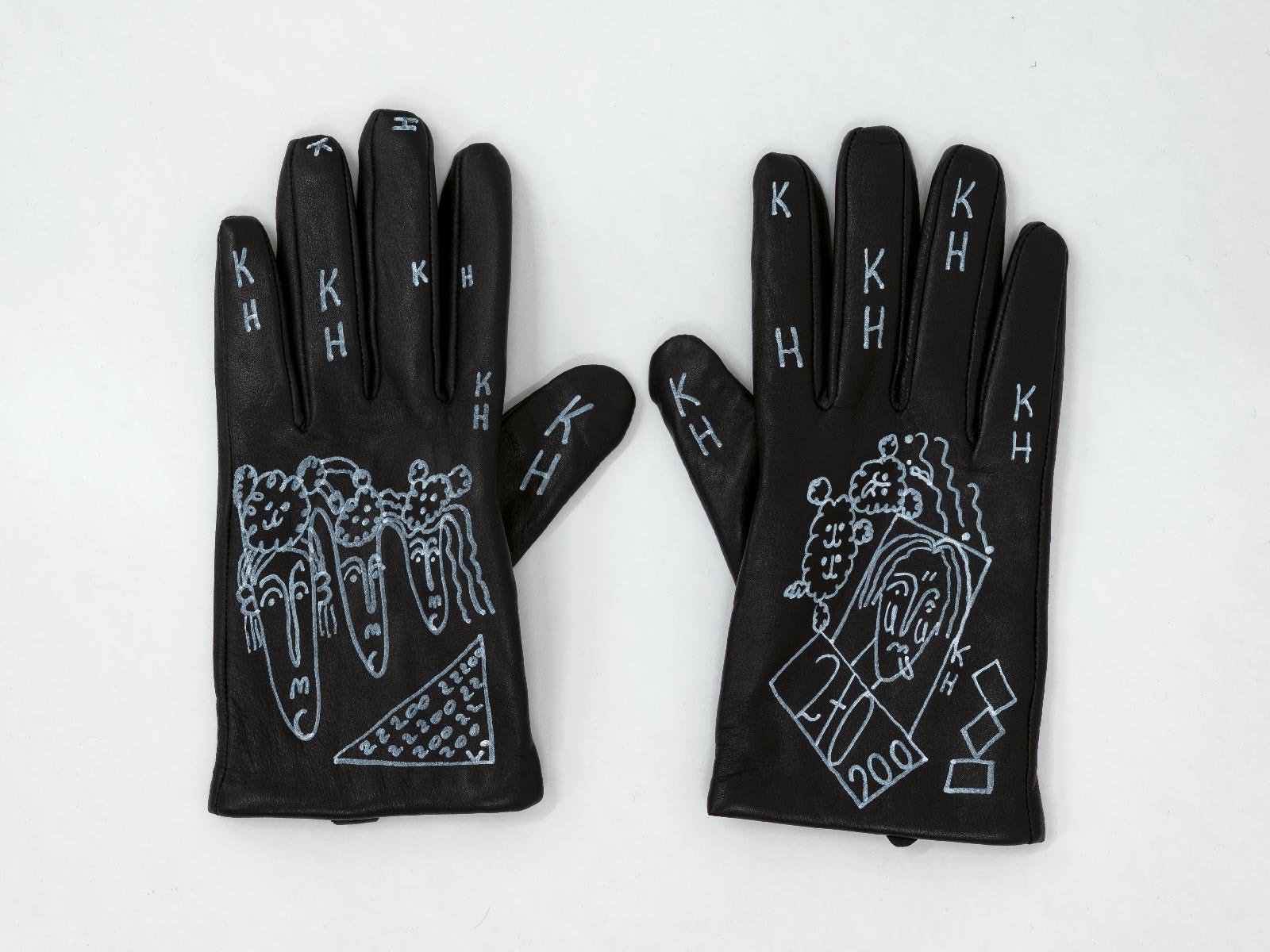 H and 2024 m leather gloves