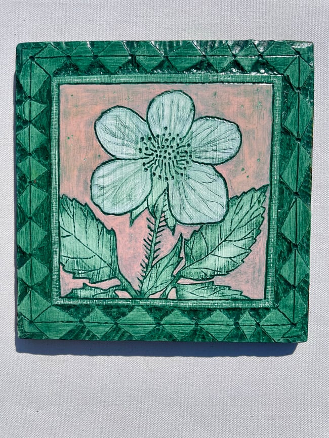 Black Raspberry Flower 