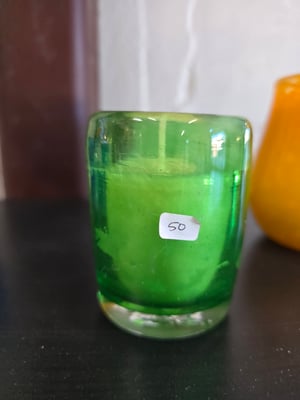 Image of Votive with candle