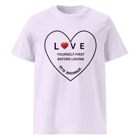 Image 1 of LIFE LESSONS Unisex organic ribbed neck t-shirt