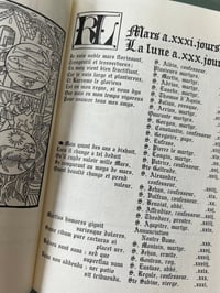 Image 10 of Magnifique fac-similé Jean de Bonnot du Grant Kalendrier des bergers avecq leur astrologie, 1491! 