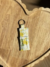Yellow Floral Chapstick Holder
