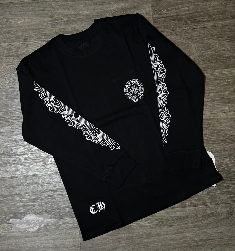 Image of Chrome Hrts LA Long Sleeve Shirts