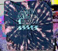 Bleach tye-dye handkerchief 