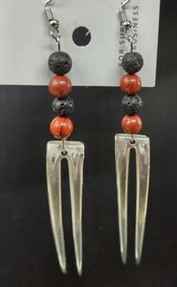 Image 1 of Handcrafted One of a kind earrings