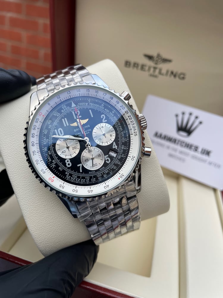 Image of Silver Chrono Breitling 