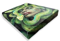 Image 2 of “GET STONED” ORIGINAL PAINTING BY NIKIYA ROSALIND 8”x10”