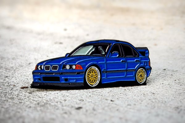 Image of KUWTB Kustoms E36 M3 Estoril Blue by @E36.M345