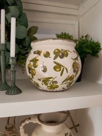 Image 1 of Vintage Olive Pot