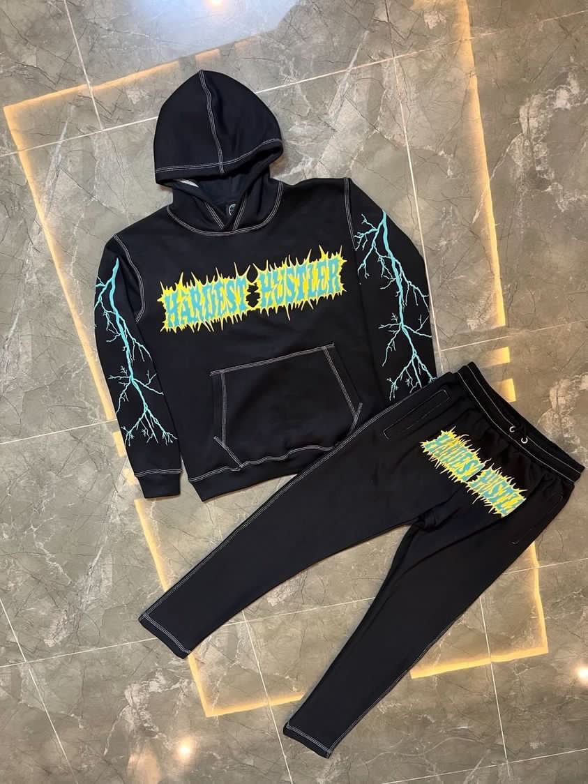 Static hot sale shock hoodie