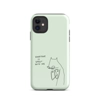 Image 1 of everyone is upset Tough Case for iPhone® 