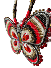 Image 1 of War Paint Butterfly Medallion 