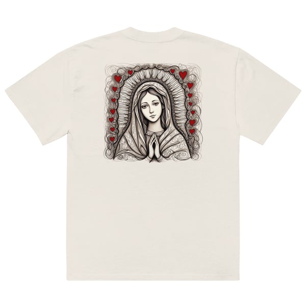 Image of Adult Hail Mary Oversized faded t-shirt