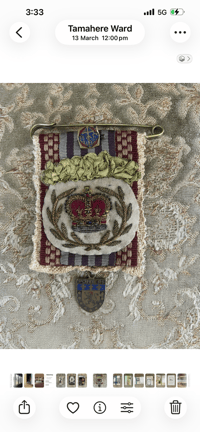 Handstitched Brooch with Felt Badge