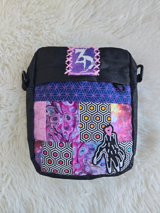 Zeds Dead and Griz Patchwork Crossbody Bags