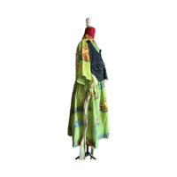 Image 3 of Upcycled Denim Panel Dress – One of a Kind