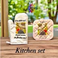 Hot flashes kitchen set