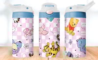 pink Winnie the Pooh 12oz drink bottle 