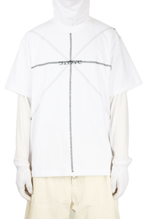Image of ÆNRMÒUS - Block T-Shirt (White)