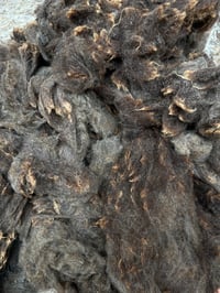 Image 1 of #16 Raw Harting Black Fleece - Dark Grey/Brown