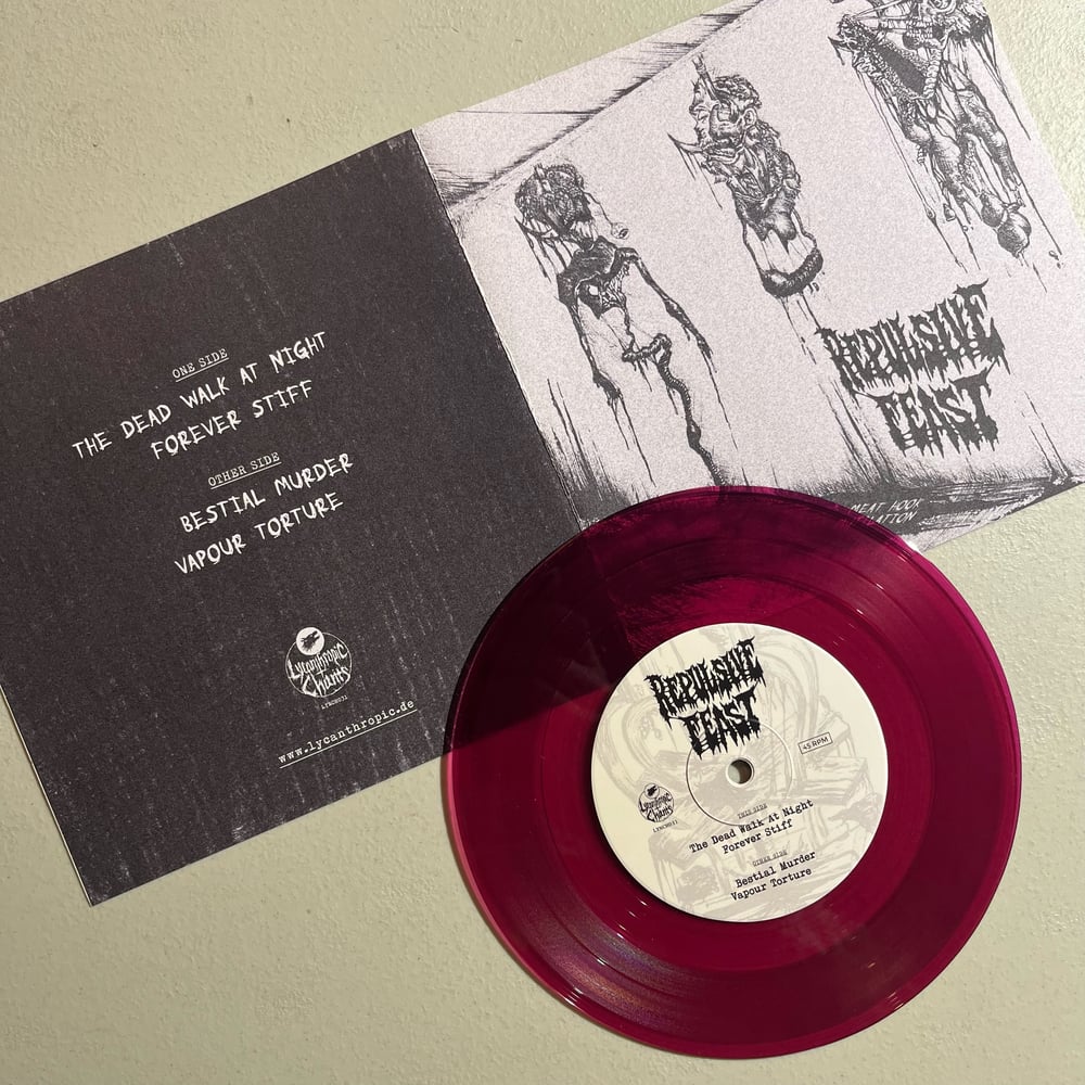 Repulsive Feast - "Meat Hook Mutilation" 7" vinyl EP