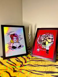 Image 2 of Framed Holographic Print - Motörbabe