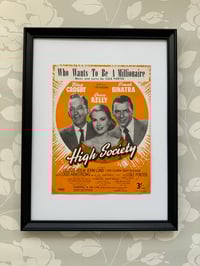 Image 1 of Who Wants To Be A Millionaire from High Society,  framed 1956 vintage sheet music