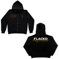 HUSTLER ZIP HOODIE GIALLA