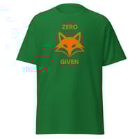 Image 6 of Unisex classic tee,  Zero Fox Given T-Shirt | Funny Fox Humor Graphic Tee