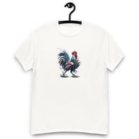 Image 3 of Unisex classic tee, Americana Rooster Patriotic Tee