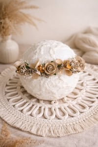 Image 2 of mini halo flowers taupe