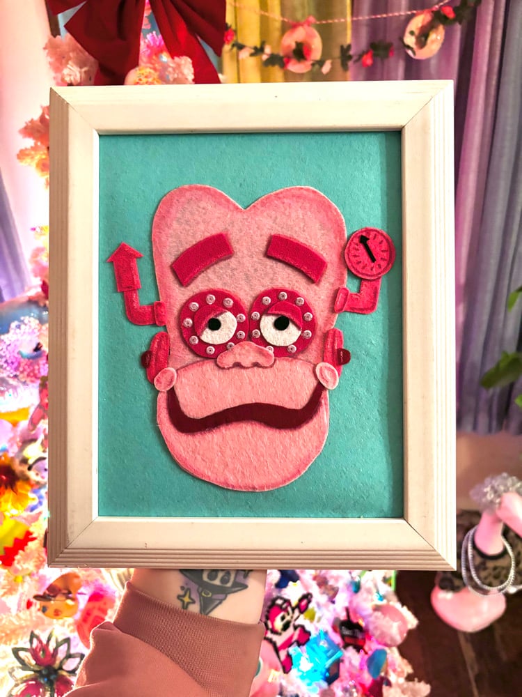 Image of Frankenberry Felt Art Piece