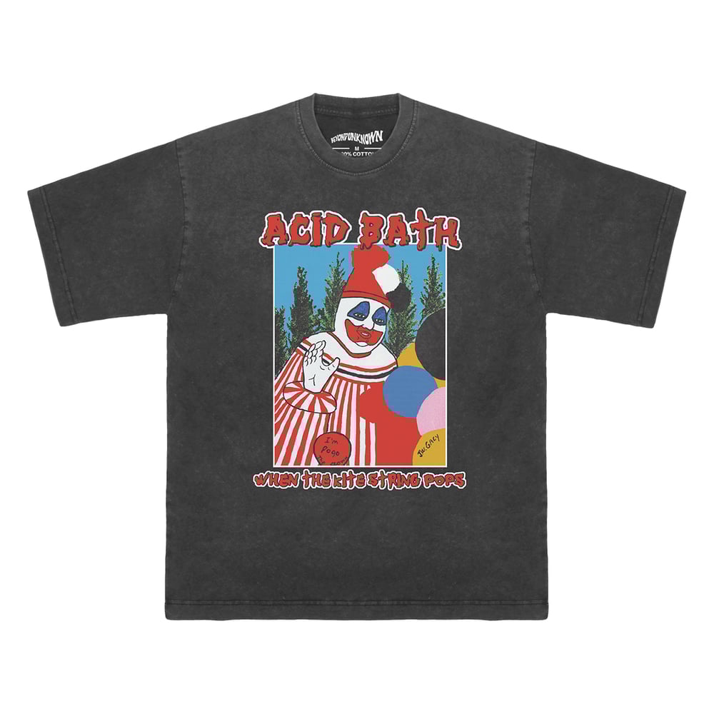 Acid Bath Shirt, Washed Premium T-Shirt – Heavy Metal Unisex Music Tee