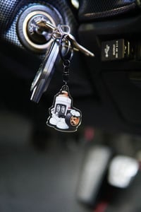 Image 3 of Sparki and Wheel Keychain